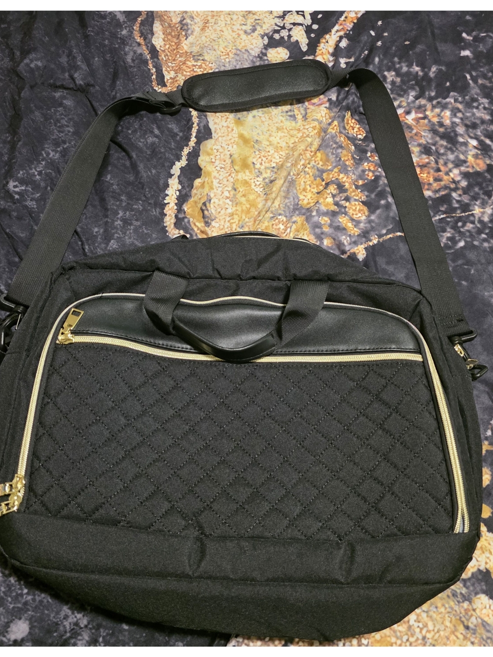 Black Shoulder Work Bag | GUC